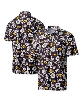 Reyn Spooner Men's Black Iowa Hawkeyes Performance Polo Shirt