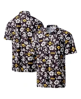 Reyn Spooner Men's Black Iowa Hawkeyes Performance Polo Shirt