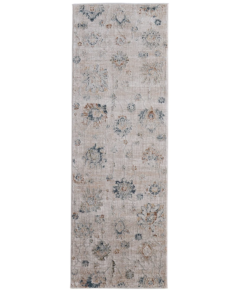 Feizy Pasha 39M9F 2'6"x7'3" Runner Area Rug