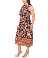 Msk Plus Sleeveless Jersey Midi Dress