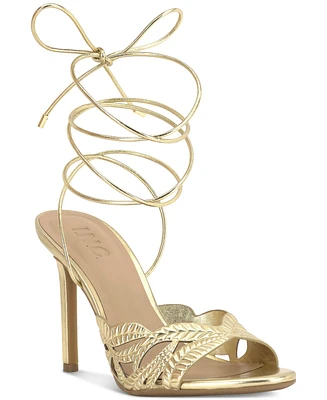 I.n.c. International Concepts Women's Hassana Strappy Lace-Up Dress Sandals, Exclusively at Macy's