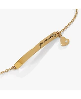 You Are Worthy Inline Bracelet