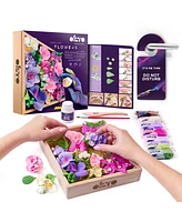 Wise Elk Okto Sensory Art 3D Woodcraft "Inspiration" – Flowers Craft Kit