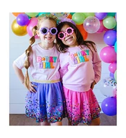 Sweet Wink Baby Girls Birthday Patch Short Sleeve T-Shirt