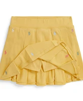 Polo Ralph Lauren Big Girls Pony Pleated Mesh Skort