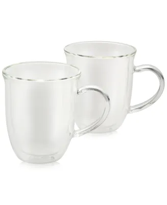 BonJour 2-Pc. Glass Cappuccino Cup Set