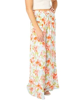 Roxy Juniors' Sunset Daze Printed Wide-Leg Pants