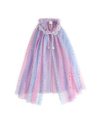 Sweet Wink Girls Purple Galaxy Cape