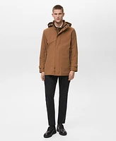 Mango Men's Coolmax Technology Waterproof Parka