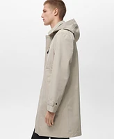 Mango Men's Coolmax Technology Waterproof Parka