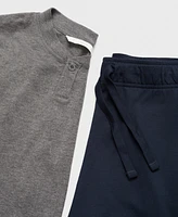 Mango Men's Cotton T-Shirt and Pant Pajama Set