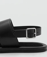 Mango Men's Leather Strap Sandals