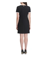 Tommy Hilfiger Women's Colorblocked Pocket Sheath Dress