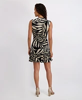 kensie Women's Printed Jersey Sheath Dress
