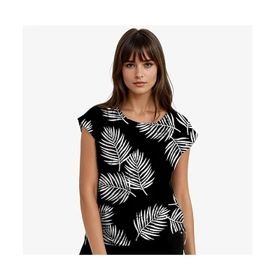 Calypsa Women's Daphne Loose Swim Top