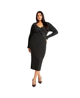 City Chic Plus Auralie Dress
