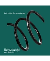 Cable Lock，Guliffen 4 ft. Steel Cable with Looped Ends, Heavy Duty Anti Theft Bike Lock Cablefor Motorcycle, Jet Skis, Grill,Gate, and Fence