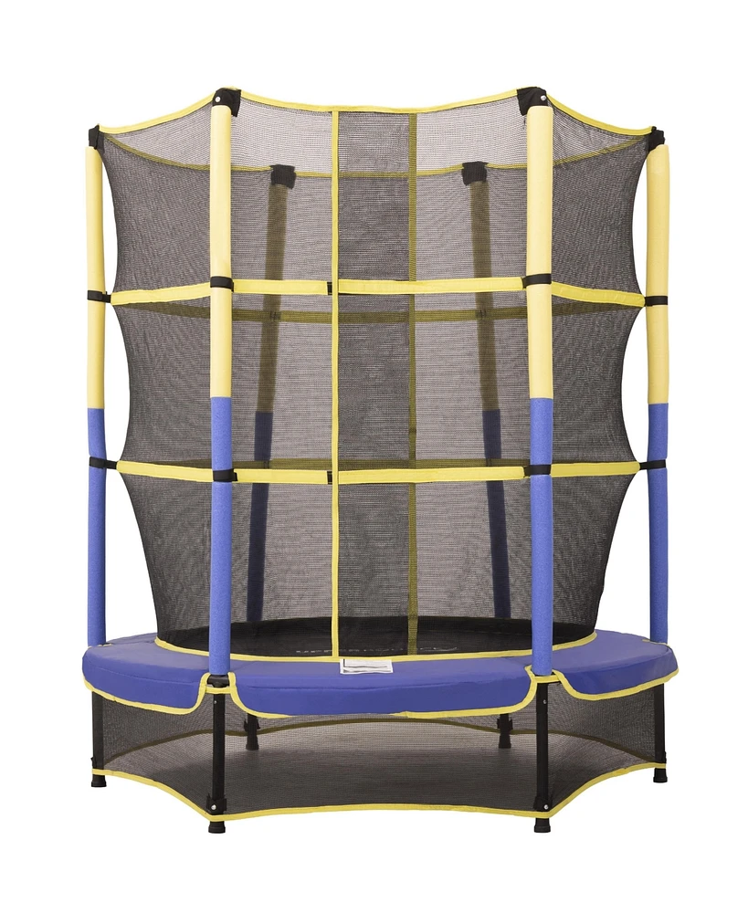 Plexalife 55" Kiddy Trampoline & Enclosure Set - Easy Assembly
