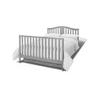 Graco Solano 4-in-1 Convertible Crib with Drawer - Pebble Gray