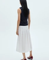 Mango Women's Buttoned Knit Top