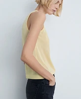 Mango Women's Sleeveless Knitted Top