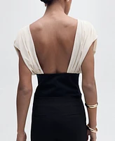 Mango Women's Combined Draped Top