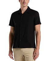 Perry Ellis Men's Dobby Plaid Shirt