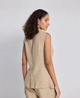 Reistor Women's Sleeveless Hemp Jacket