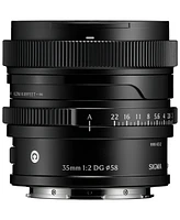 Sigma 35mm f/2 Dg Contemporary Lens for L Mount, Black