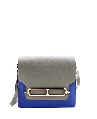 Pre-Owned Hermes 18 Roulis Bag Bicolor Evercolor