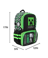Minecraft Alpha Creeper 16" Sports Backpack and Gym Bag