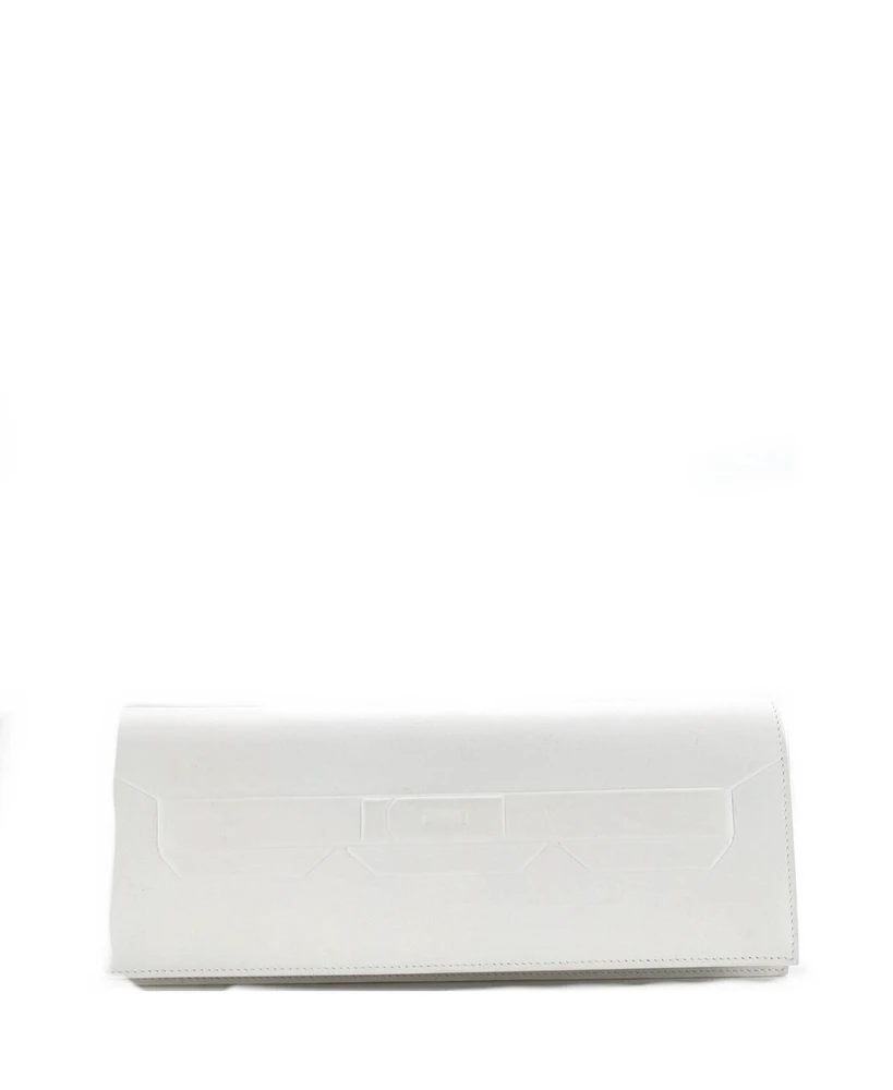 Pre-Owned Hermes Long Shadow Birkin Cut Clutch Swift