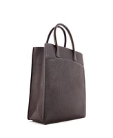Pre-Owned Hermes 30 White Bus Bag Leather
