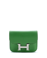 Pre-Owned Hermes Constance Slim Wallet Evercolor