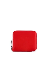Pre-Owned Hermes Compact Azap Zip Around Wallet Silk'in Epsom