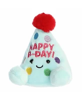 Aurora Mini Viva Party Hat Palm Pals Adorable Plush Toy Blue 4"