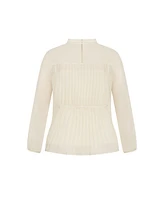 City Chic Plus Cross Lane Shirt