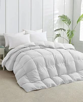 Unikome Lightweight White Goose Feather and Down Comforter