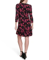Tommy Hilfiger Women's 3/4-Sleeve Jersey Shift Dress