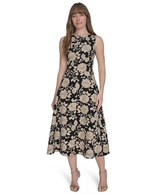 Tommy Hilfiger Women's Sleeveless Fit & Flare Dress