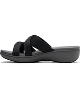 Clarks Cloudsteppers Women's Breeze Rae Cam Slip-On Flat Sandals
