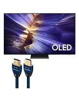 Samsung S90F 77 Inch 4K Oled Smart Tv with AudioQuest Sky 3m Hdmi Cable