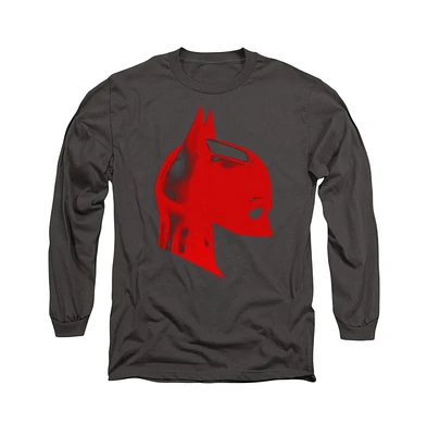 Batman Men's The Face Mask Long Sleeve Adult Tee / T-Shirt