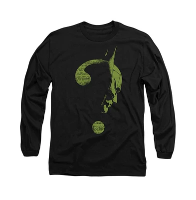 Batman Men's The (2022) Question Mark Long Sleeve Adult T-Shirt