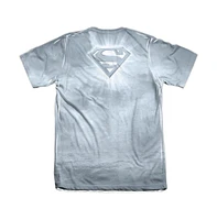 Superman Men's Light Of The Sun (Front/Back Print) Adult 65/35 Poly/Cotton Short Sleeve Tee / T-Shirt