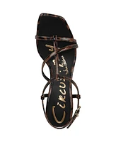 Circus Ny by Sam Edelman Women's Jaida Strappy Mid-Heel Dress Sandals