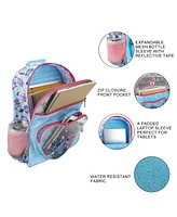 Disney's Stitch and Angel 5-Piece 16” Backpack & Hair Care Value Set