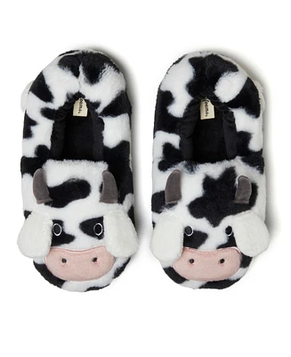 Dearfoams Men's Unisex Adult Animal Closed Back House Slipper - Christmas Santa
