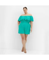 City Chic Plus Serene Playsuit