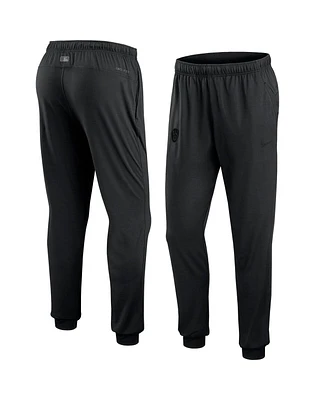 Nike Men's Black Milwaukee Brewers Big Tall Performance Travel Pants